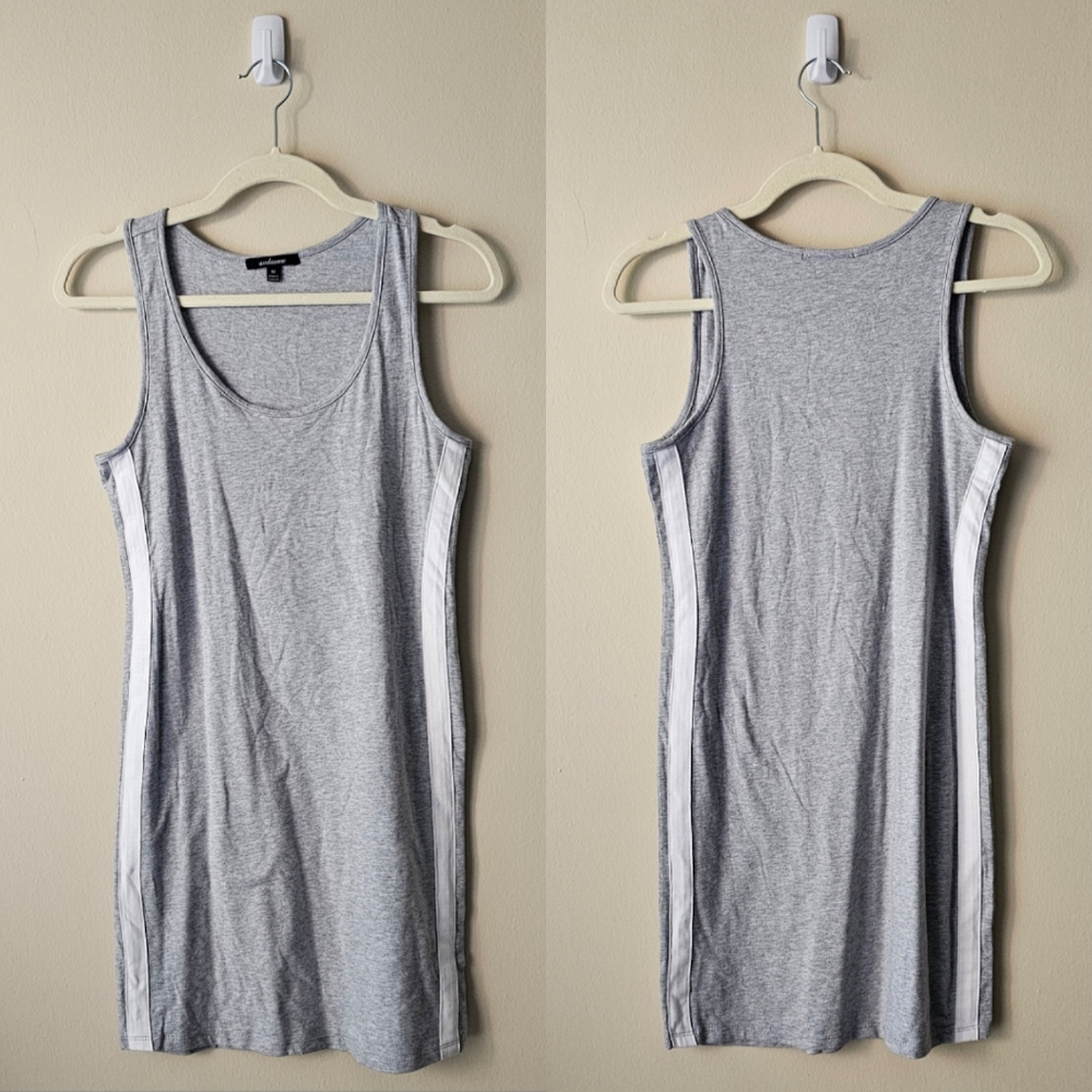 Ambiance Gray Sleeveless Bodycon Stretch Casual Dress (M) NWOT